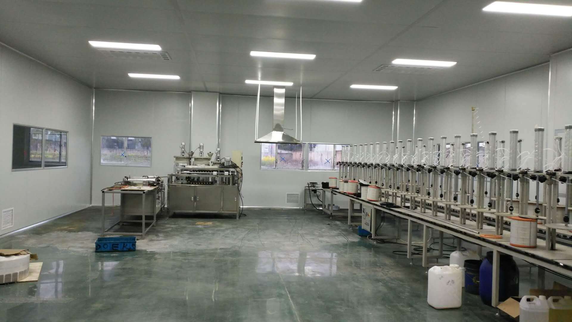 合肥益拓汽車零部件無(wú)塵車間裝修工程